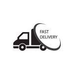 pngtree fast delivery logo icon vector design transportation vector png image 43736314