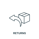 easy return policy icon