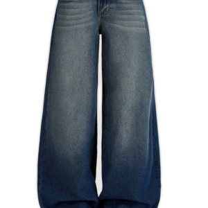 Women’s high waist wide leg denim jeans online