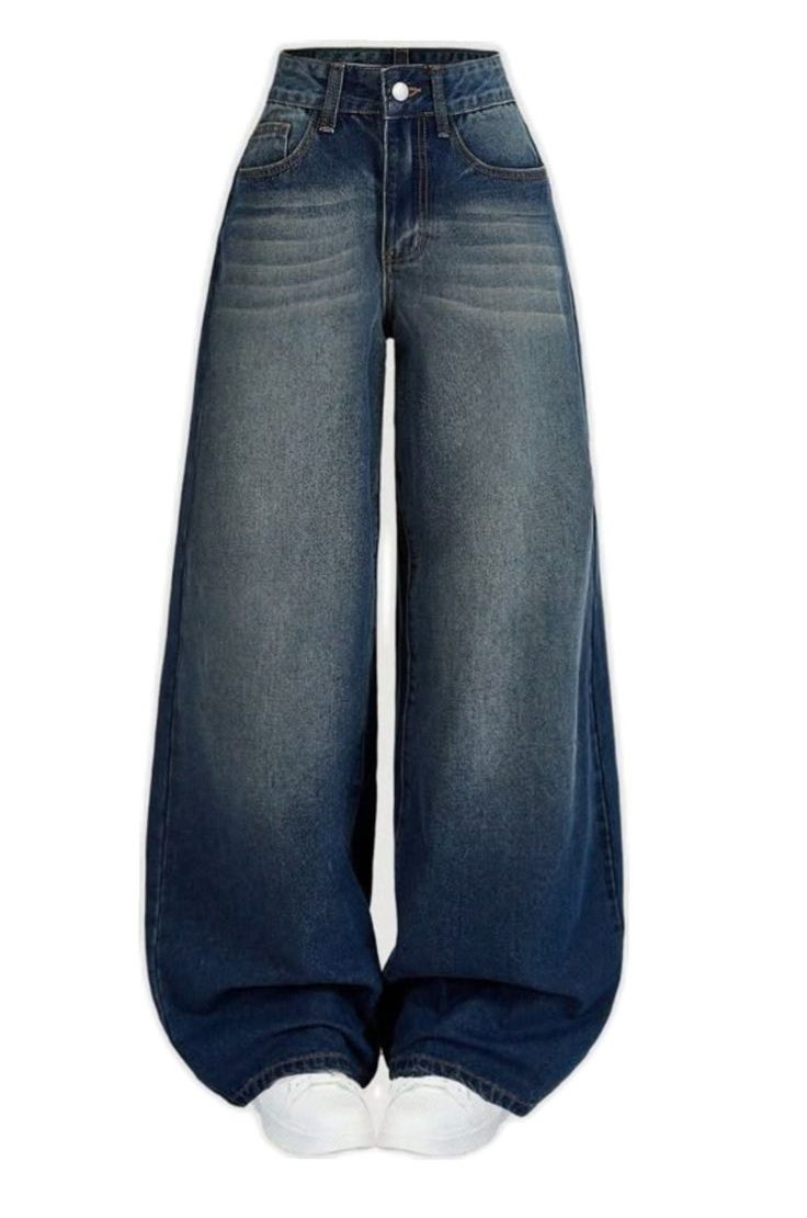Women’s High-Waist Wide Leg Denim Jeans